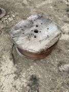 Spool of heavy cable.
