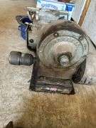 KO Lee spiral grinding fixture and a pan of grease guns and misc tools