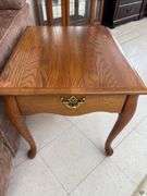 Pair of matching end tables, with coffee table