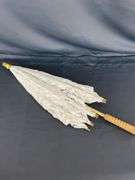 Lace Parasol Umbrella with Wooden Handle