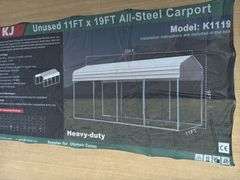 July Equipment, Steel Buildings, and attachments auctions