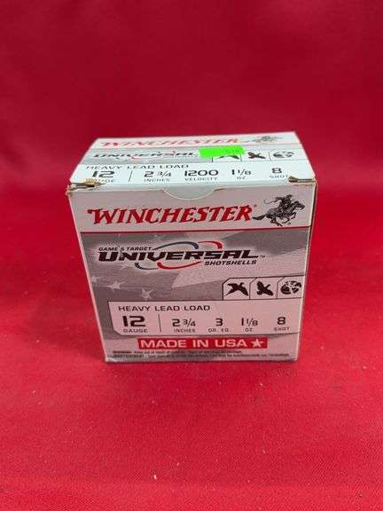 1 box of 25 Winchester Game & Target Universal 12 GA 2 3/4” image