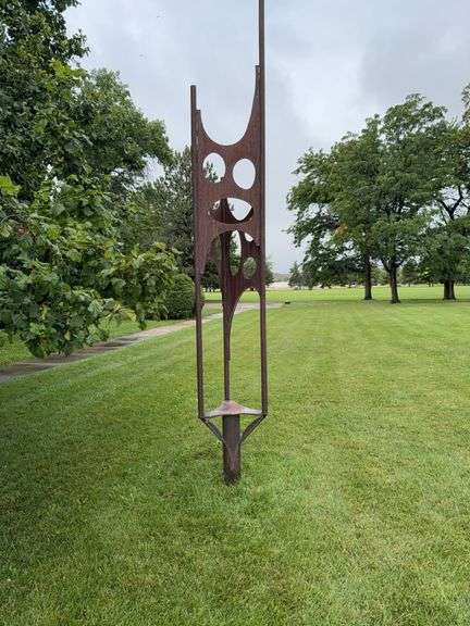 Metal sculpture from the Abbey grounds image