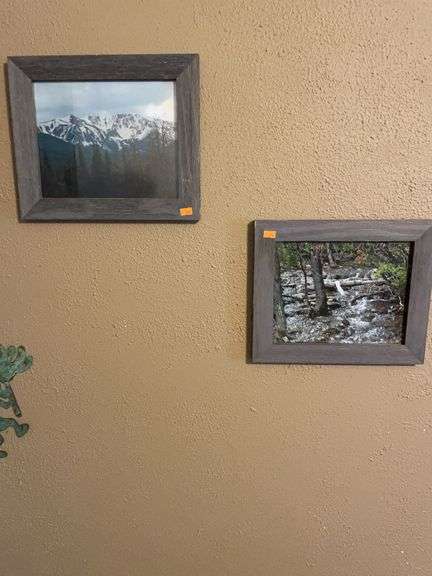 Two pictures with frames image