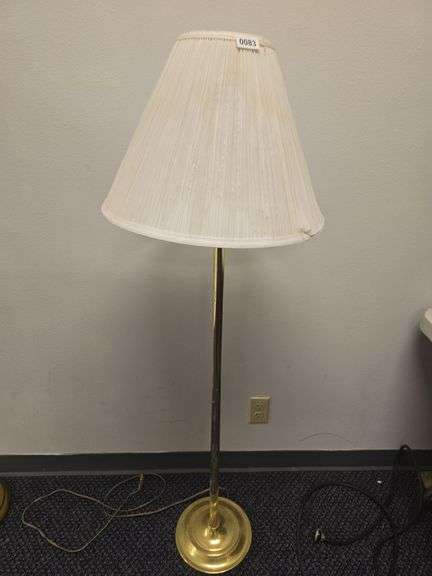 Brass Toned Floor Lamp image