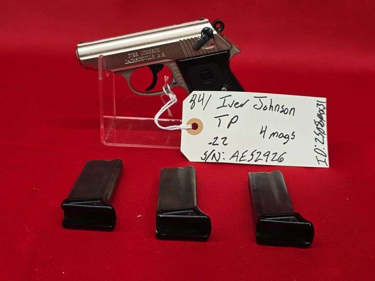 Iver Johnson TP .22LR w/ 4 Magazines image