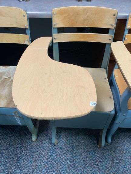 Antique school desk image