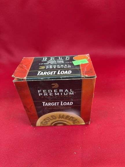 1 box of 25 12 GA Federal Premium Target Load 2 3/4” image