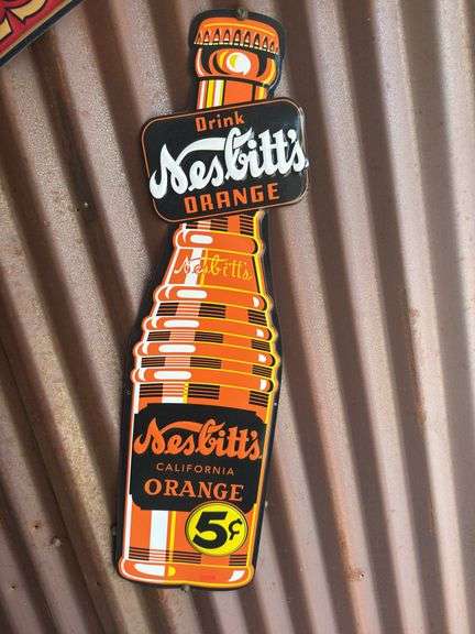 Nesbitts orange sign image