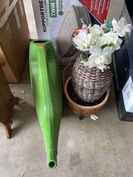 Watering can and two baskets image