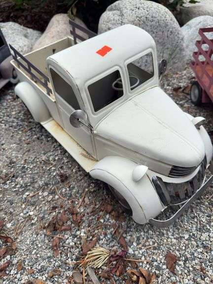 White tin farm truck image