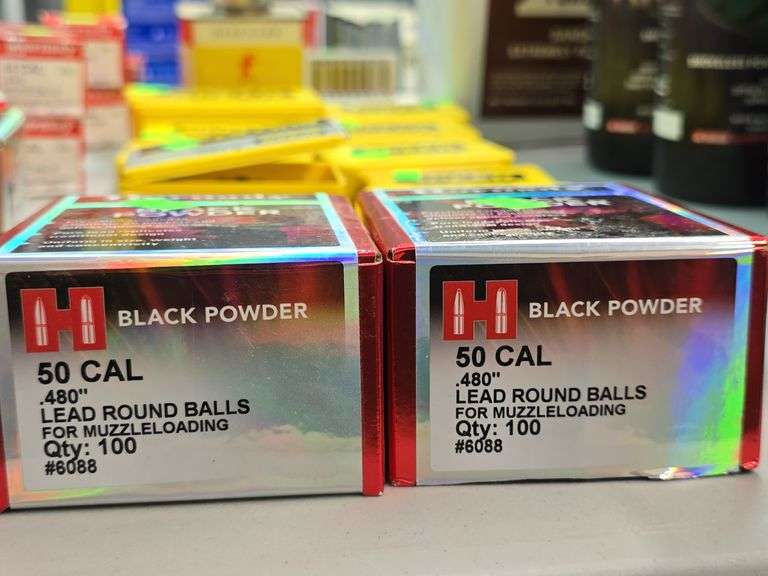 Approximately 140 Rds of Hornady 50 Cal Lead Round Ball Bullets image