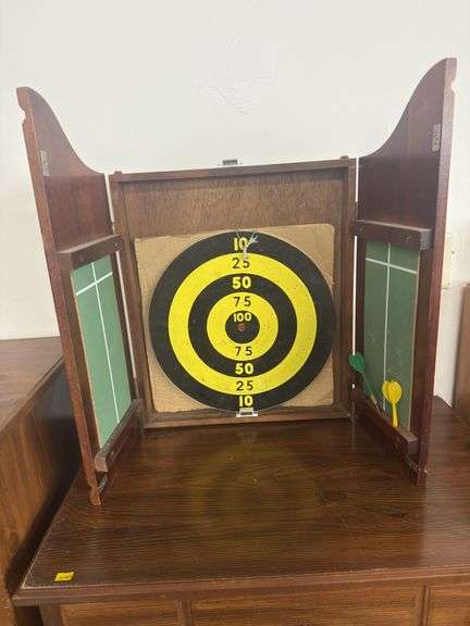 Dart board cabinet image