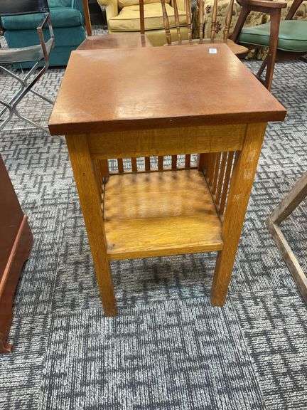 Wooden end table image