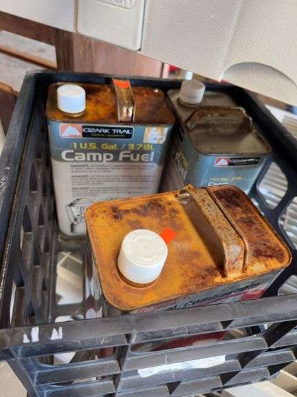 Three containers of Ozark Trail Campfield all are about 3/4 full image