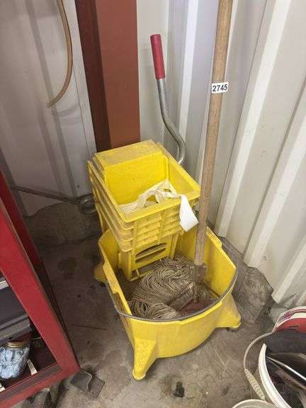 Mop and bucket image