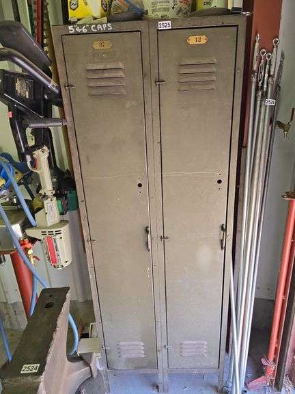 Metal Locker w/ Contents image