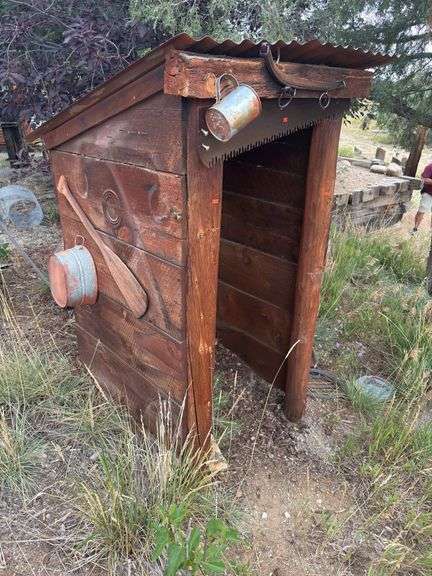 Mineshaft shack not included, Signs saw blades, mug various antiques image
