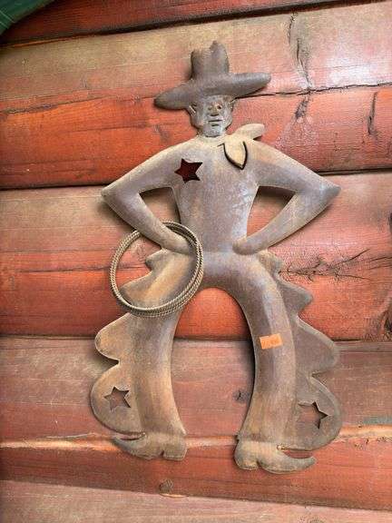 Tin cowboy art image
