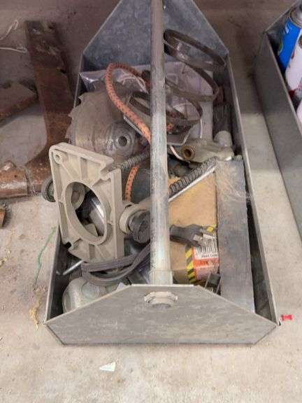 Tool box with assorted tools image