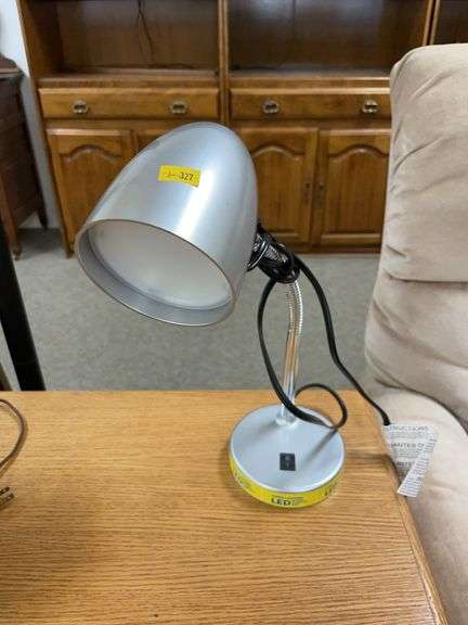 Small silver lamp, LED image