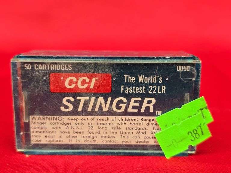 CCI 22LR Stinger, 50 Rds image