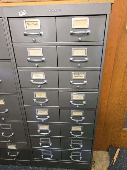 16 Drawer Metal Filing Cabinet image