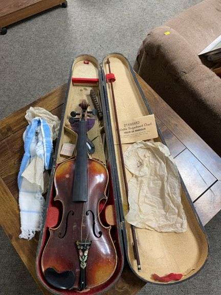 Ole Bull violin or mandolin with damage image