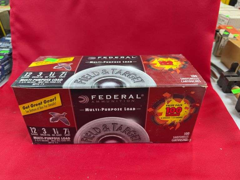 100 Rounds of Federal 12GA Multi Purpose load image