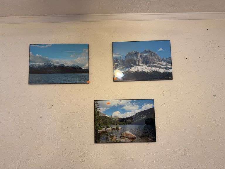 Mountain Landscapes by Roger C. Willas 3 pieces image