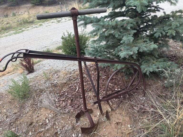 Antique plow image