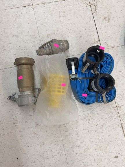 Pump fittings and irrigation hose image