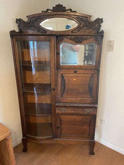 Antique oak Secretary Desk image