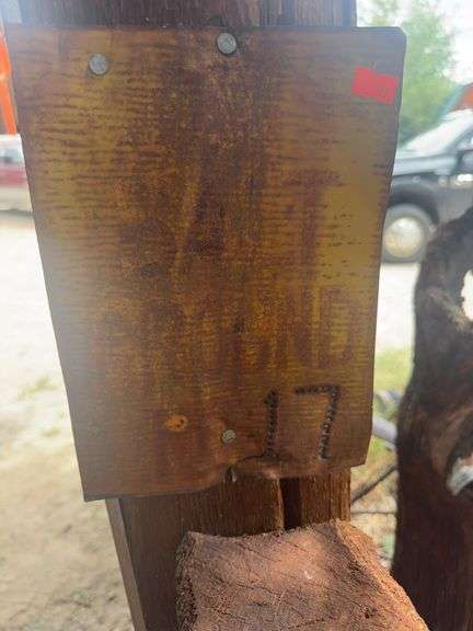 Metal sign image