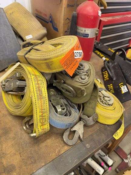Assortment of ratchet straps image
