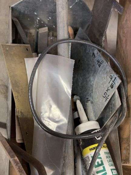 Tool box with metal shaping tools image