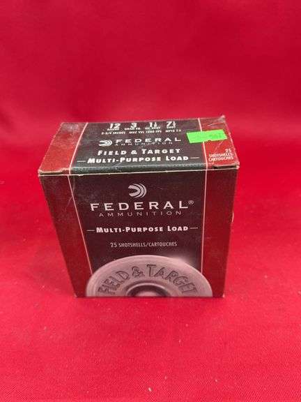 1 box of 25 Federal Field & Target Load 12 GA image