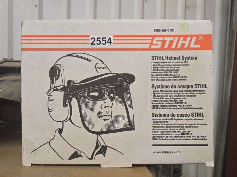 Stihl Chainsaw Helmet, NIB image
