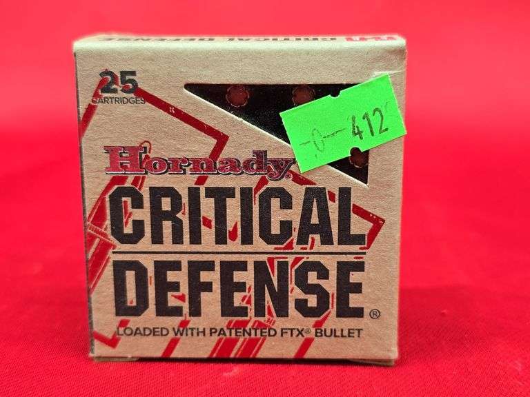 Hornady Critical Defense 9mm Luger, 25 Rds image