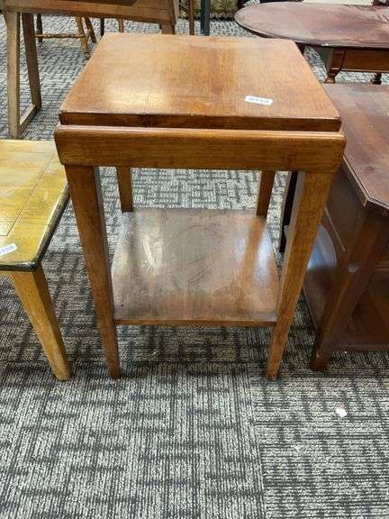 Wooden nightstand image