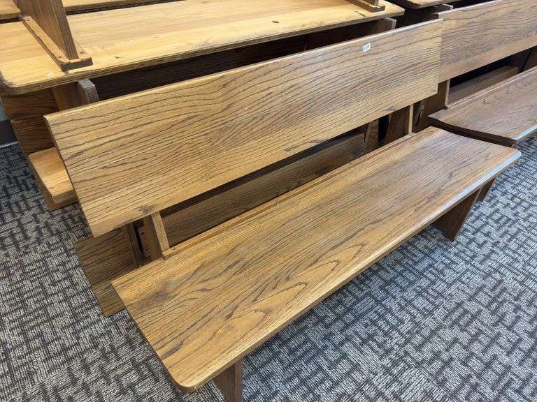 21-5’ wooden pews image