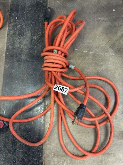 Extension cord orange image
