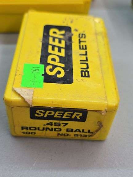 Speer. 457 Round Ball Bullets image