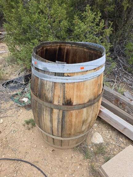 Wooden Barrel,  No Lid image