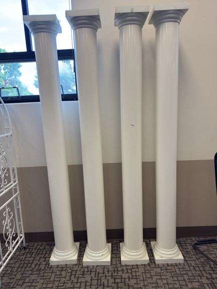 4-8’ pillars. Light weight image