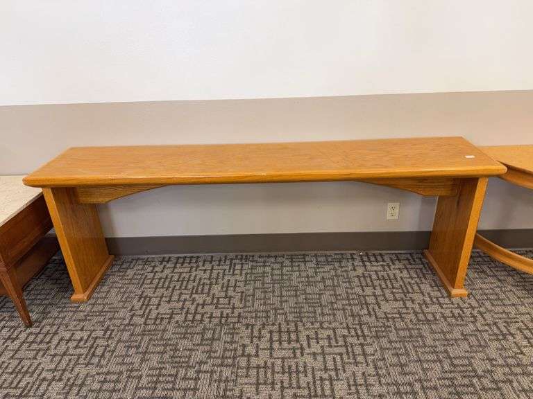 Oak sofa table image