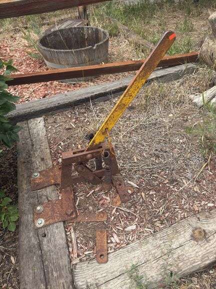 Rail track switch leaver image