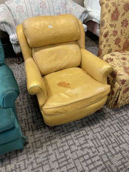 Vintage leather chair image