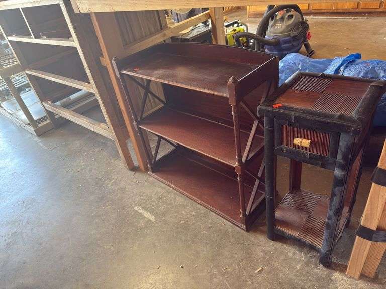 Gutted dresser that can be repurposed as a Bar/ counter, small shelf, oriental end table. 3- items total image