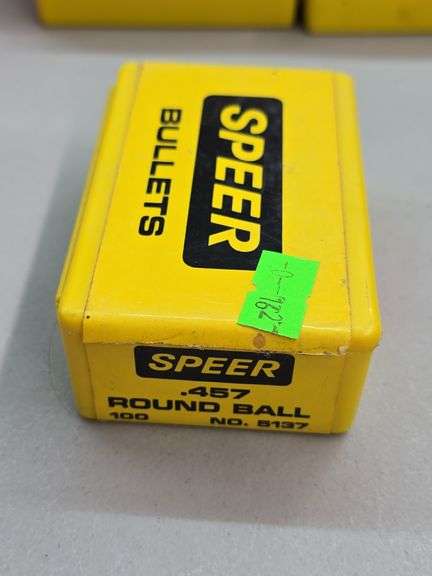 Speer. 457 Round Ball Bullets image